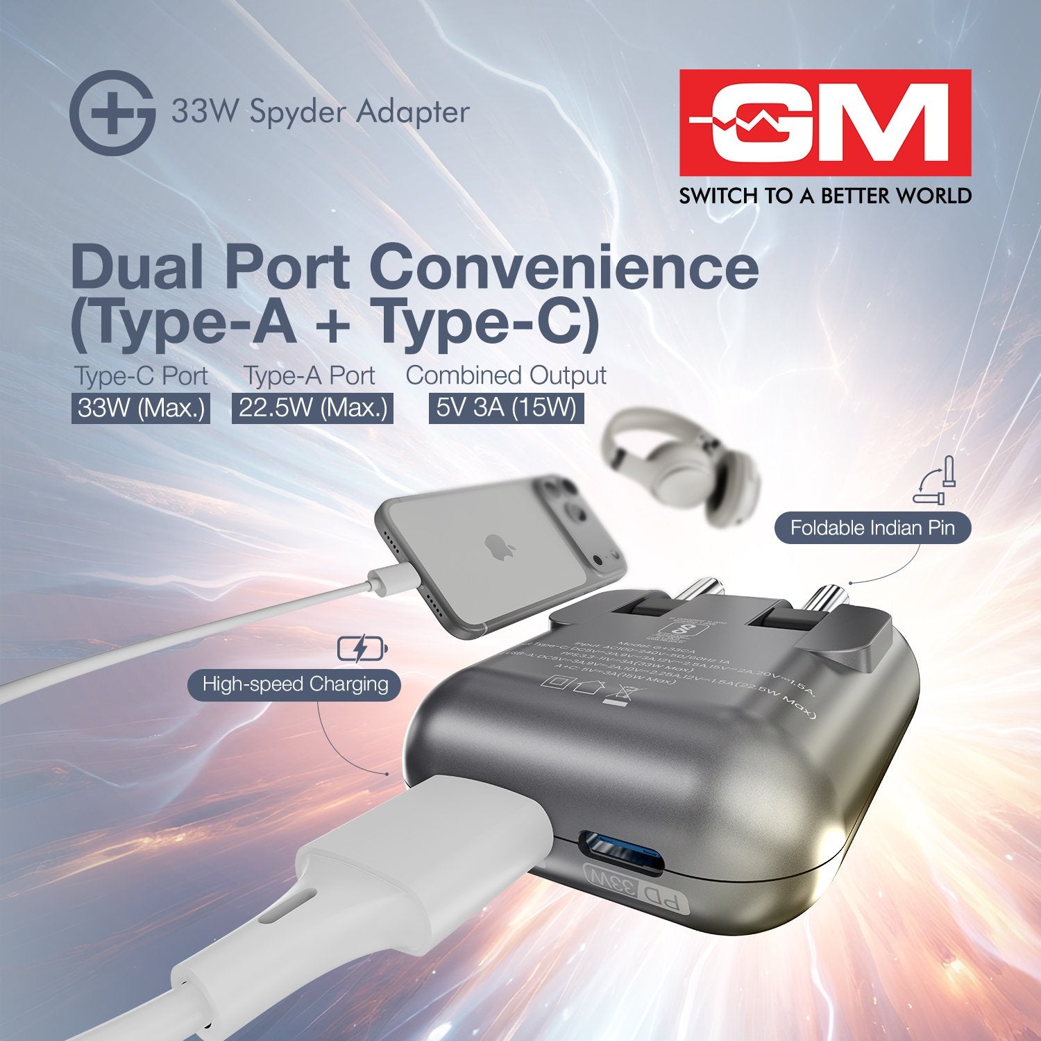 G+ Spyder Adaptor- Grey