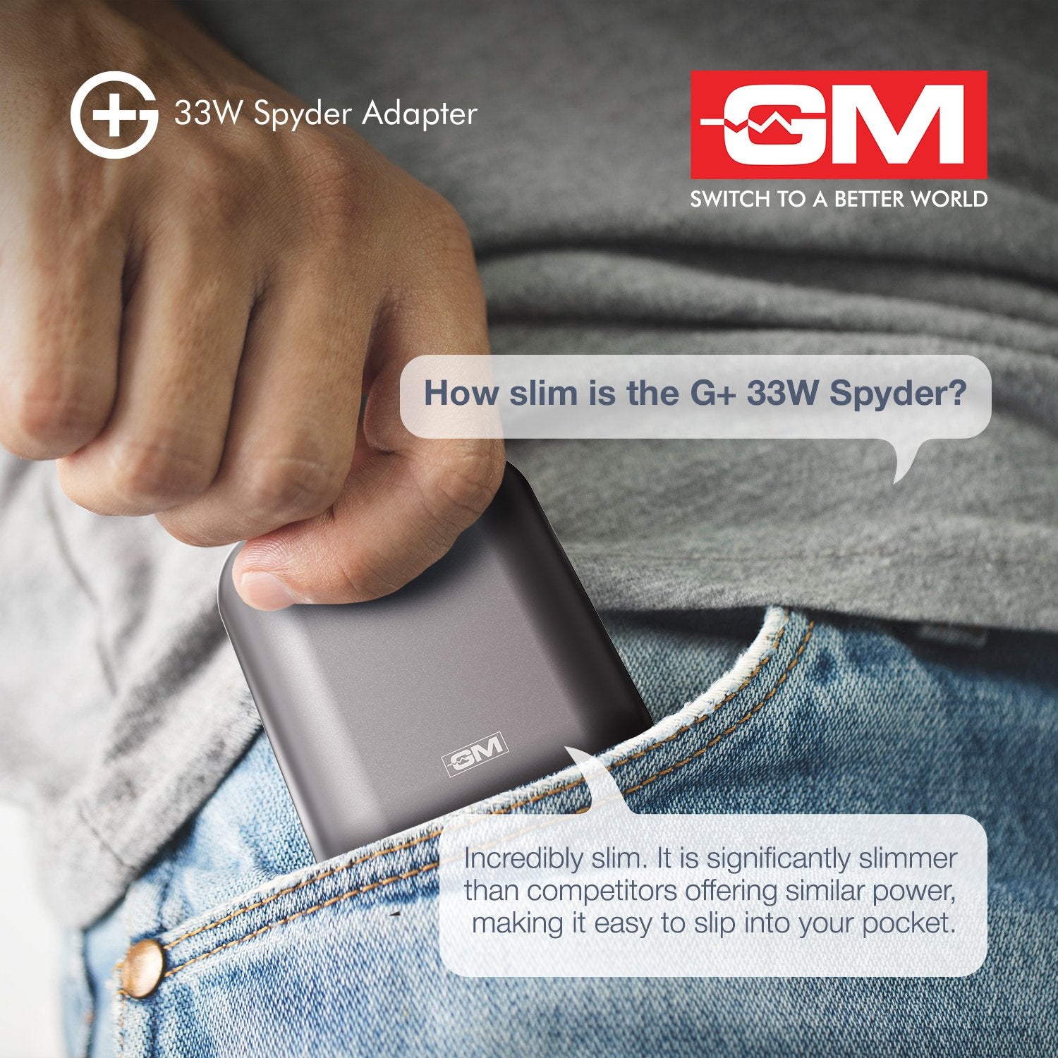 G+ Spyder Adaptor- Grey