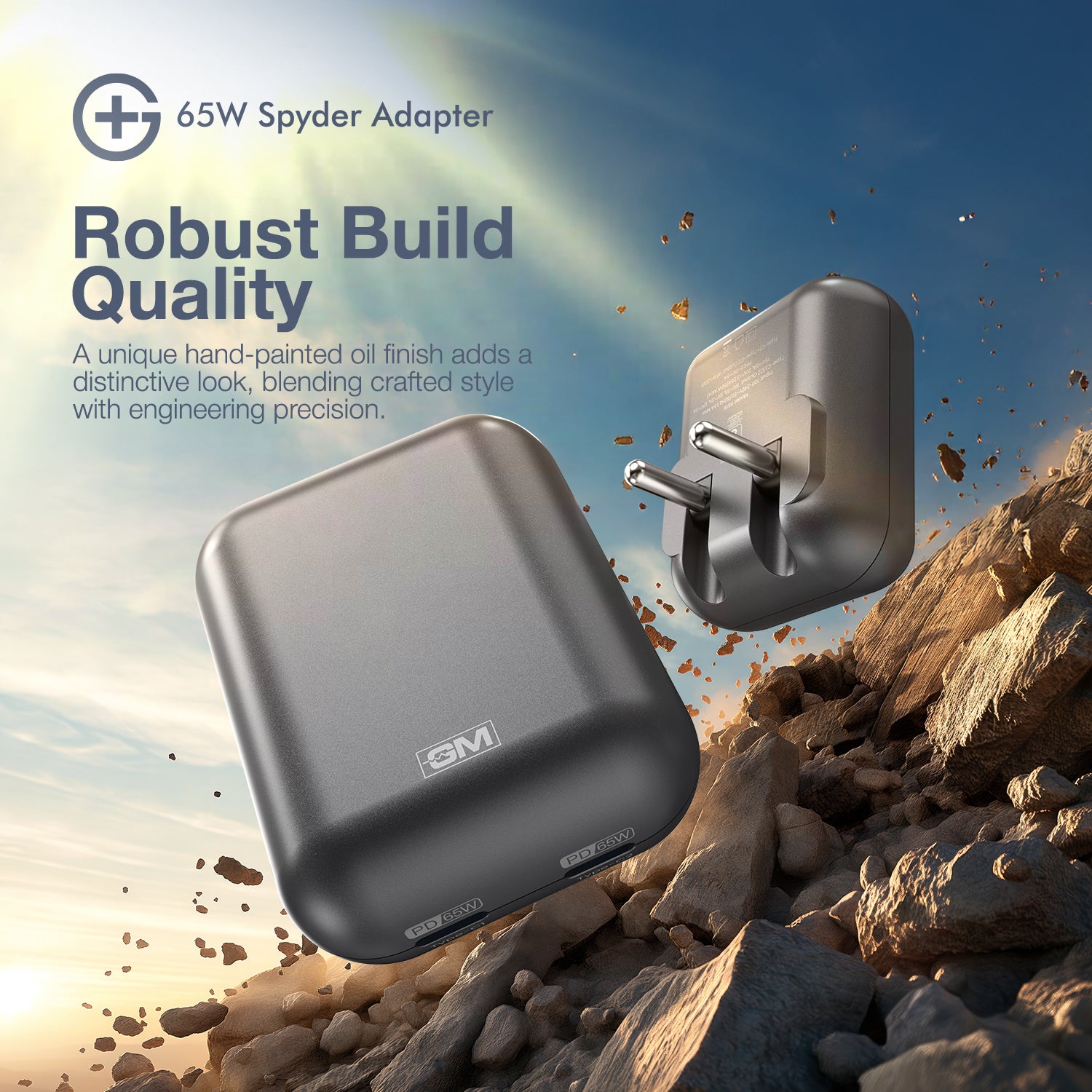 G+  Spyder Adapter 65W (Electric Grey)