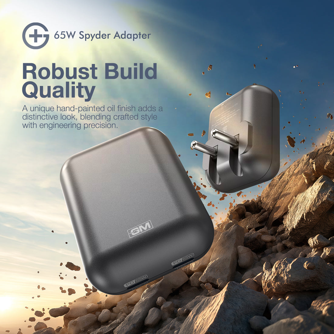 G+  Spyder Adapter 65W (Electric Grey)
