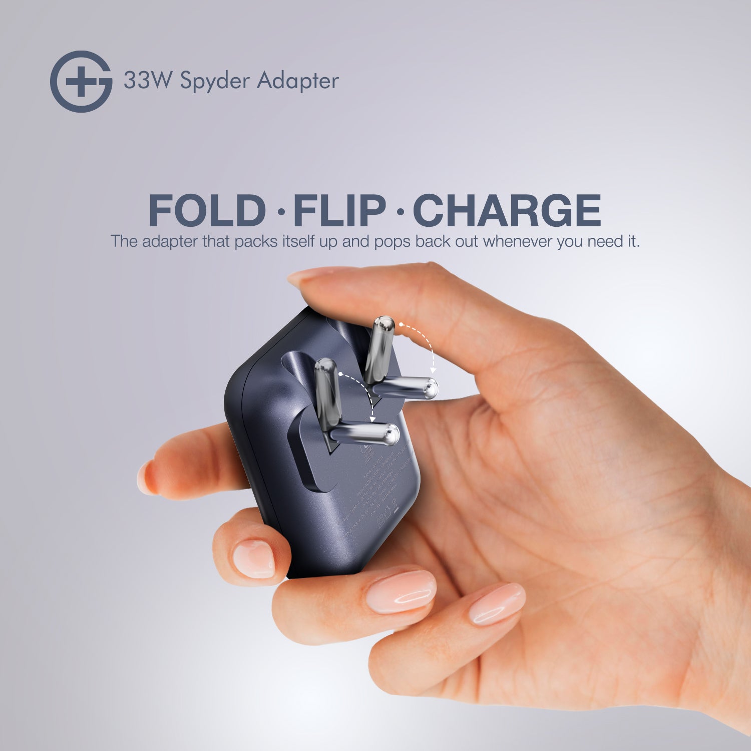 G+ Spyder Adaptor - 33W Fast Charging (Midnight Blue)