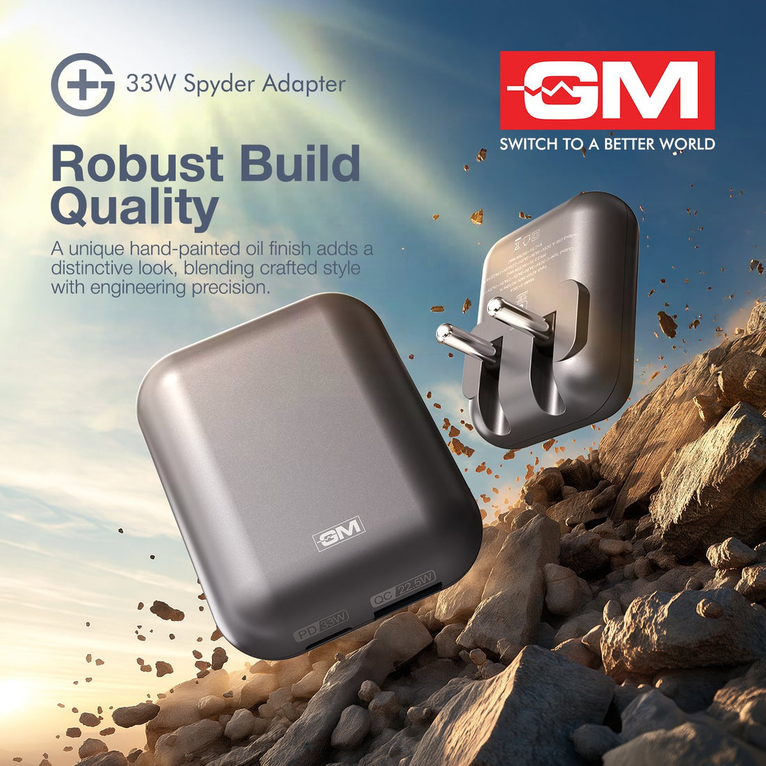 G+ Spyder Adaptor- Grey