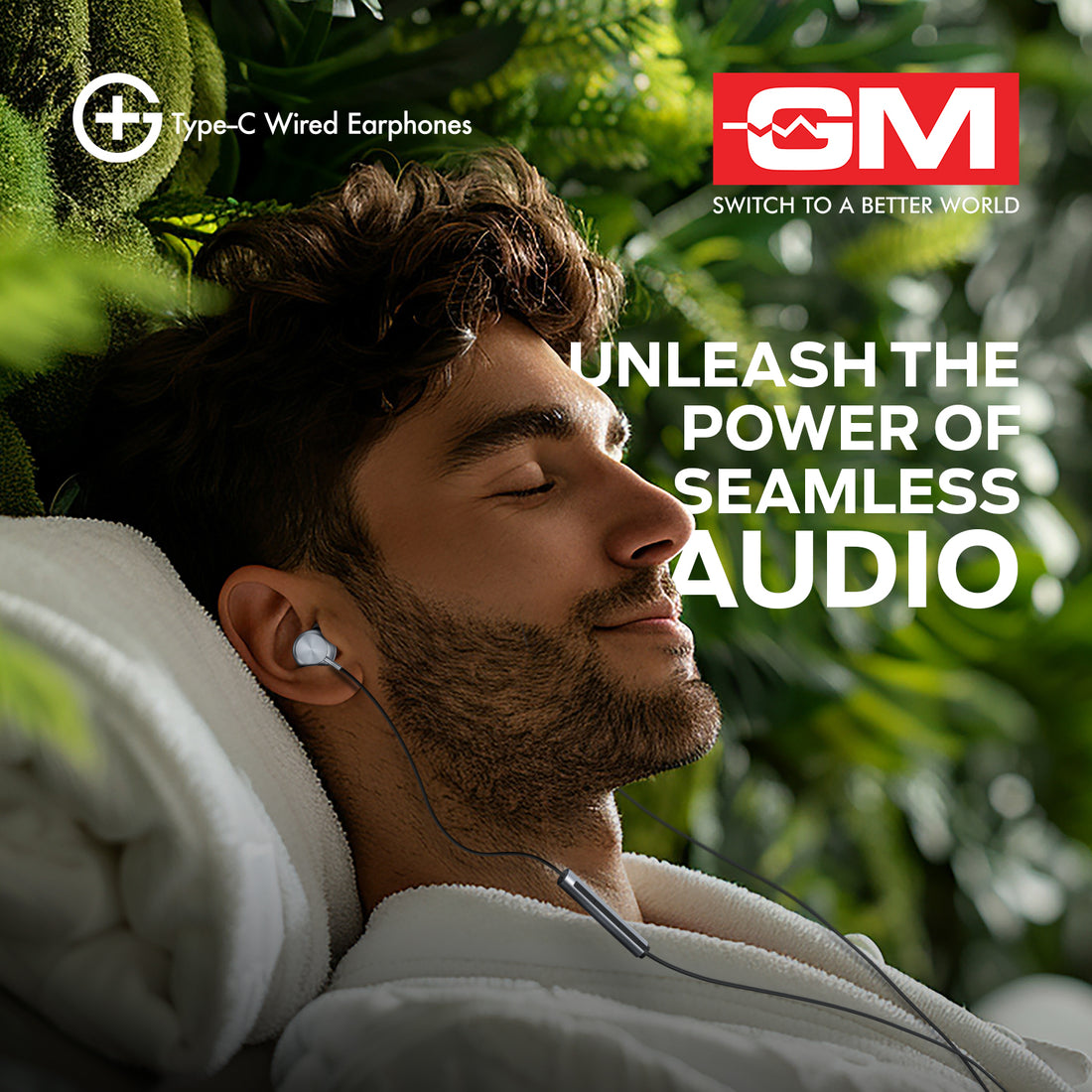 Wired Earphones - Type C (Silver)