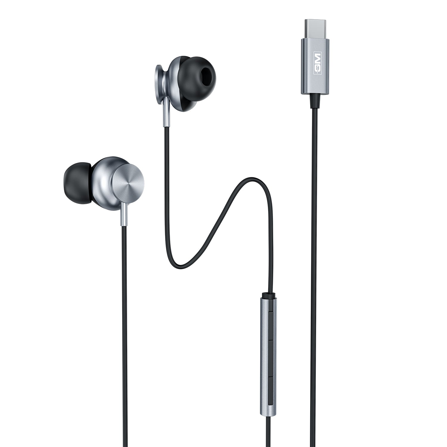 Wired Earphones - Type C (Silver)