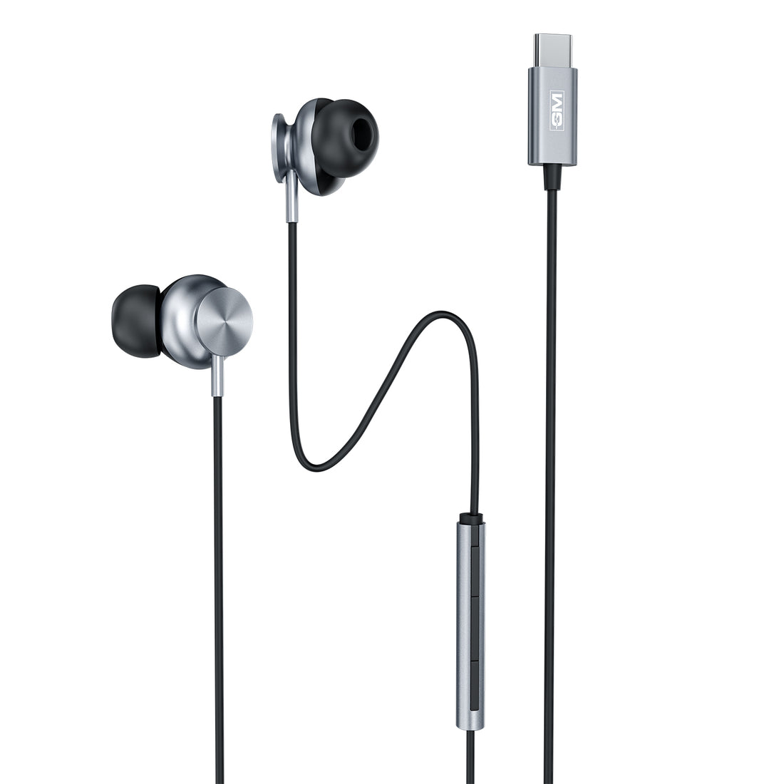 Wired Earphones - Type C (Silver)