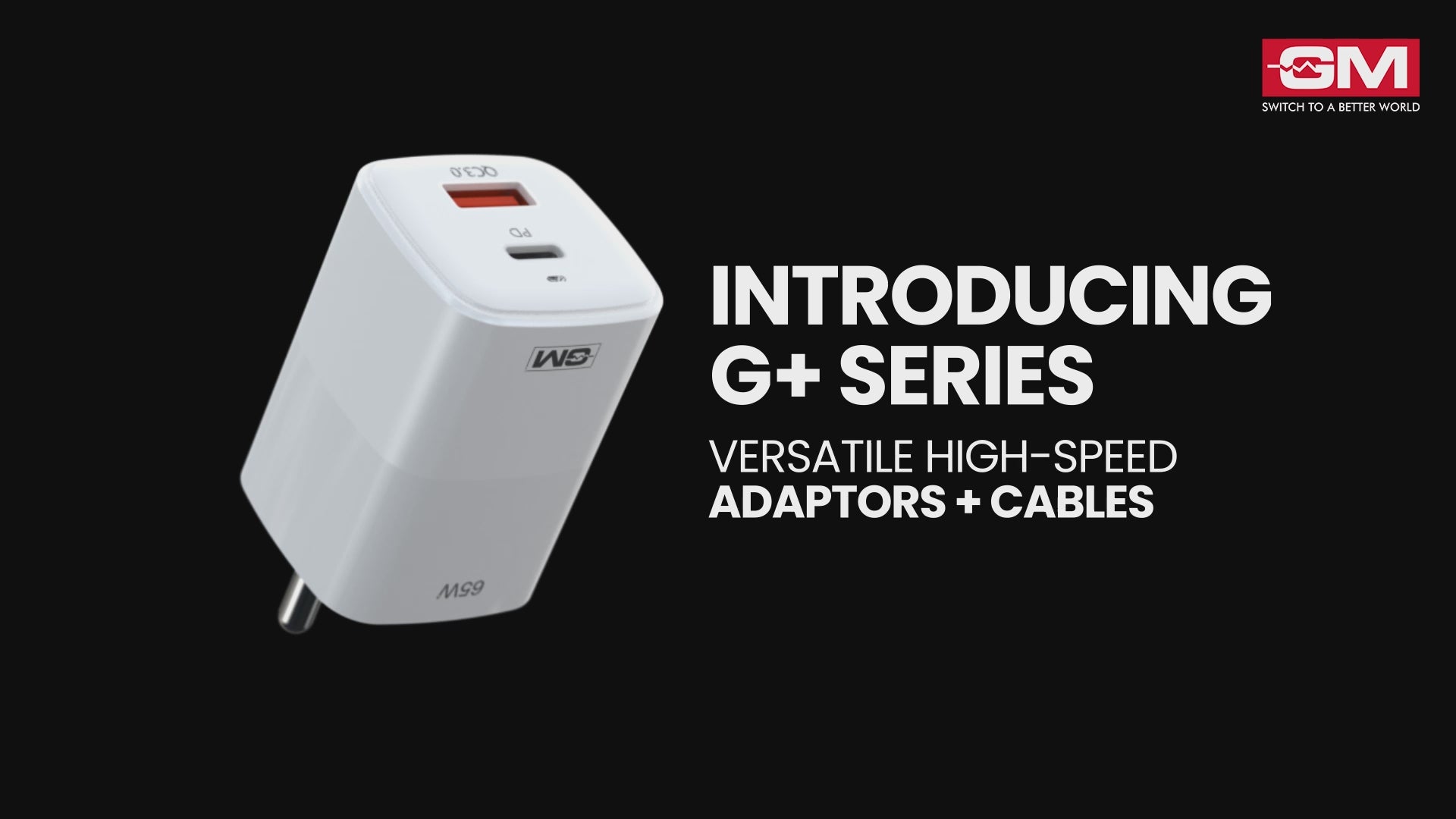 Dual Port GAN Adaptor (QC 3.0+PD) 20W (White)