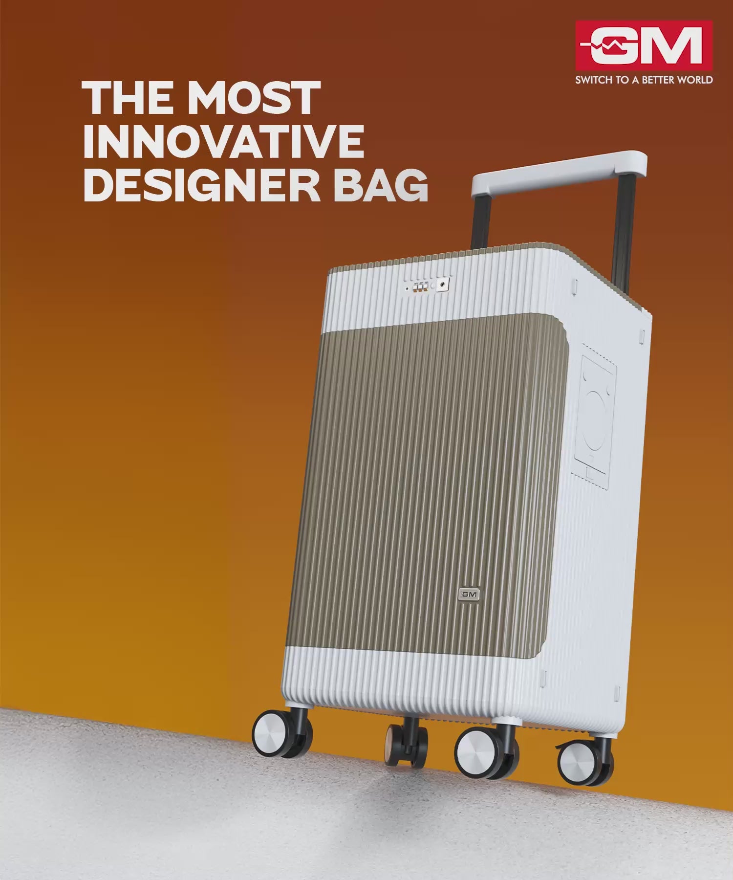 Travee Smart Cabin Trolley Bag – 40L