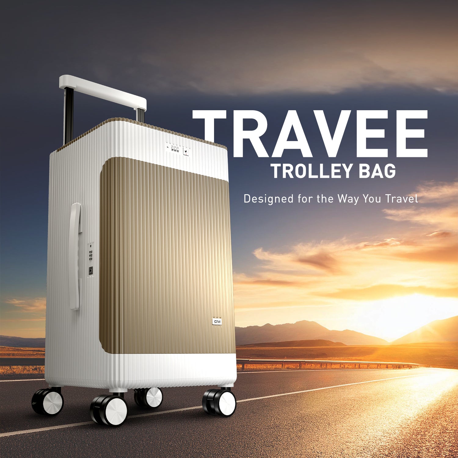 Travee Trolley Bag - Quick-Access Top Lid Storage