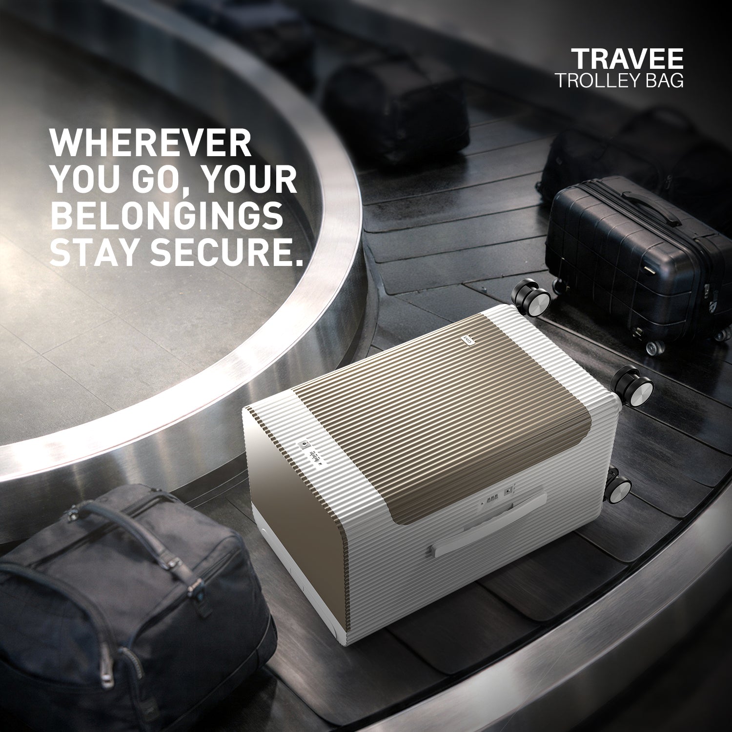 Travee Trolley Bag - Quick-Access Top Lid Storage