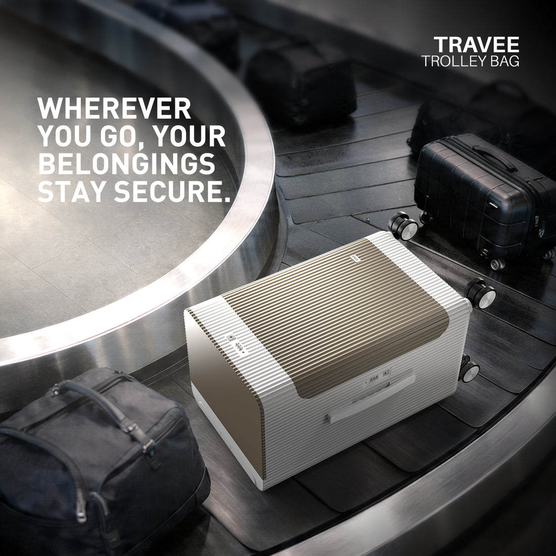Travee Trolley Bag - Quick-Access Top Lid Storage