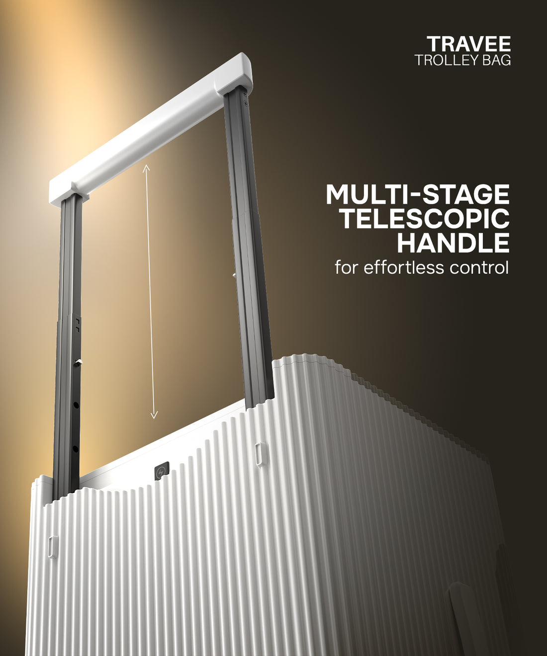Travee Smart Cabin Trolley Bag – 40L
